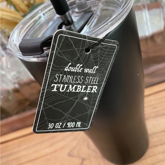 BLACK HALLOWEEN “HAUNTED MANSION ” 30 OZ TUMBLER - Picture 3 of 8